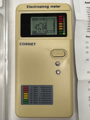 RF Meter ElectroMagnetic Detector Cornet ED78S ELECTROSMOG GAUSS
