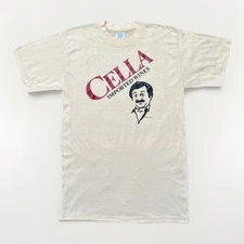 Vintage 1970s Cella Imported Wines T-Shirt Size L Sportswear Italy Liquor