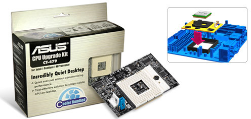 ASUS CT-479 CPU Upgrade Kit ,Socket 479 CPU to Socket 478, Free Shipping