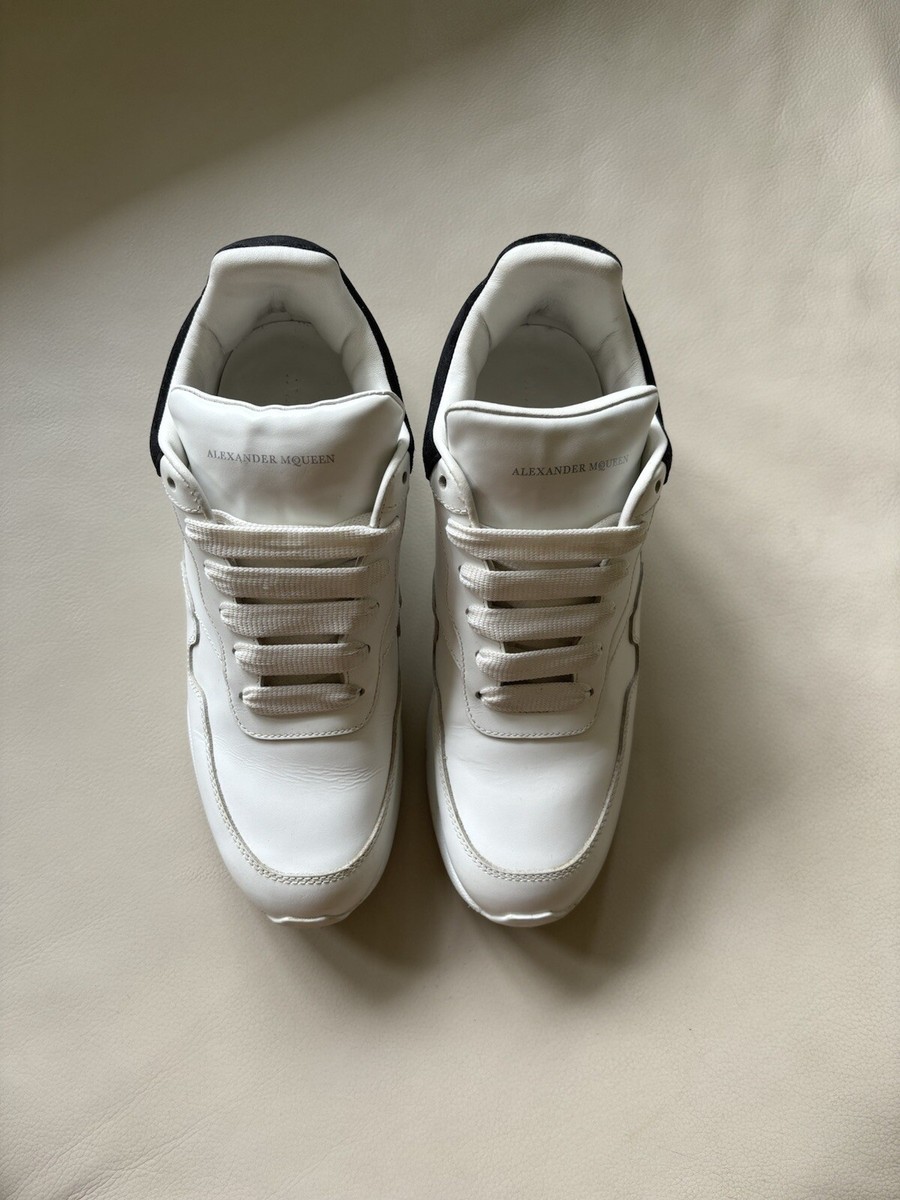 Alexander McQueen Women's Trainers White and Blue Size (fits