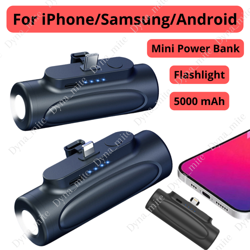For Android Samsung iPhone 5000mAh Portable Charger Mini Power Bank Battery Pack