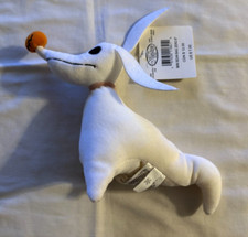 Disney Store Exclusive Nightmare Before Christmas 8" ZERO Bean Bag Plush New Tag