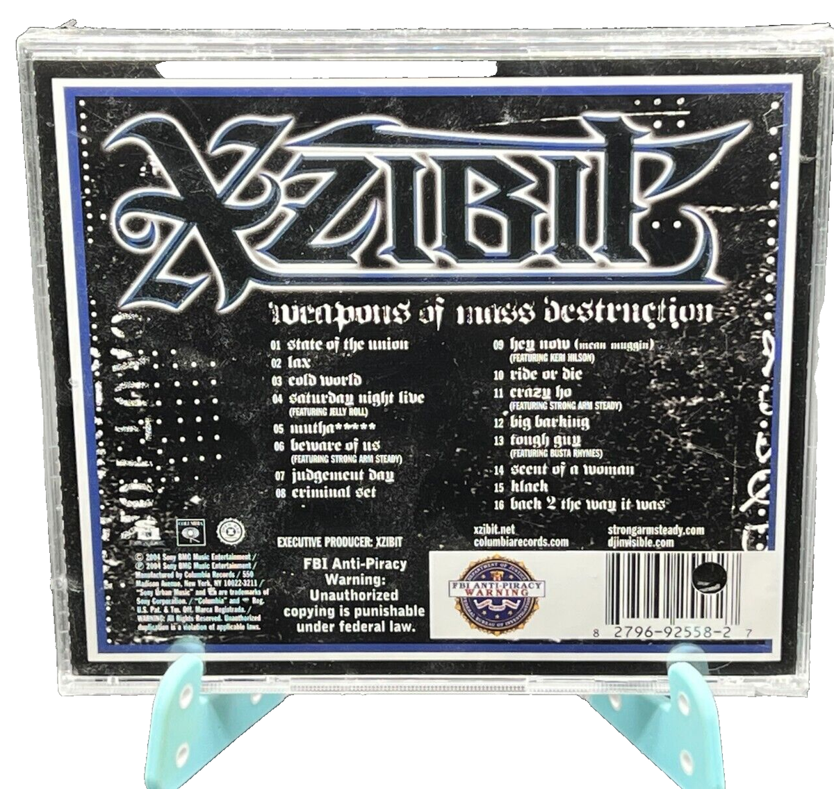 Weapons of Mass Destruction PA CD By Xzibit 2004 Sony/ Columbia