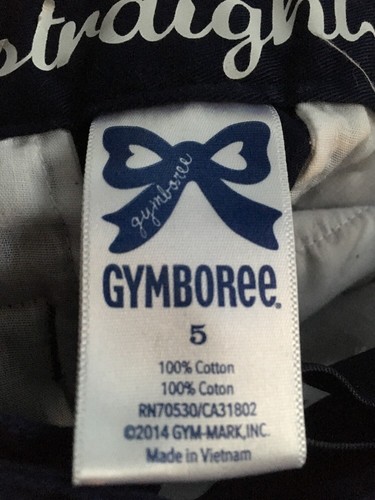 GYMBOREE STRAIGHT NAVY UNIFORM PANTS SIZE 5 - Picture 6 of 6