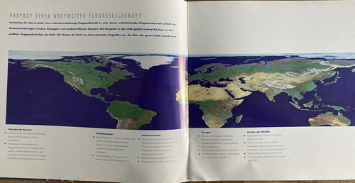 United Airlines Profil Prospekt 90er Jahre B747 - Bild 4 von 12