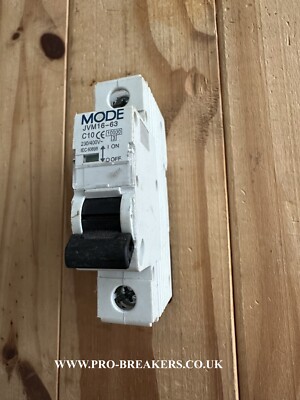 MODE 10A TYP C JVM16-63 1 POLIG MCB C10 230/400V