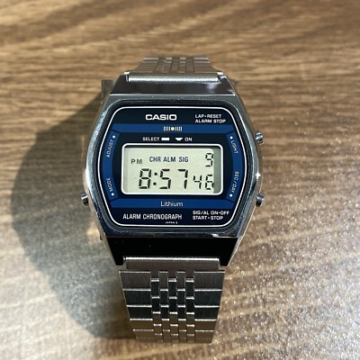 CASIO A852 Rare Vintage Digital Watch Lithium Alarm 1981 NOS NIB