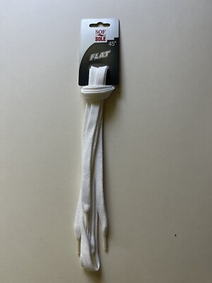 Sof Sole 45'' Athletic Flat Shoe Laces in Color White NWT