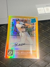 Mac Williamson - 2016 Donruss Optic Rated Rookies Auto #166 07/10  SF Giants