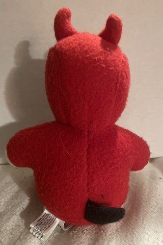 Peanuts Snoopy 1999 RARO costume rosso Devil Whitman's Candy peluche San Valentino 6" - Foto 3 di 11