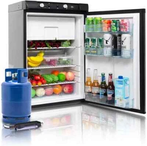 Smeta 3.5 Réfrigérateur au propane Cu.ft 3Way Caravane extérieure à gaz frigo Freezer110V