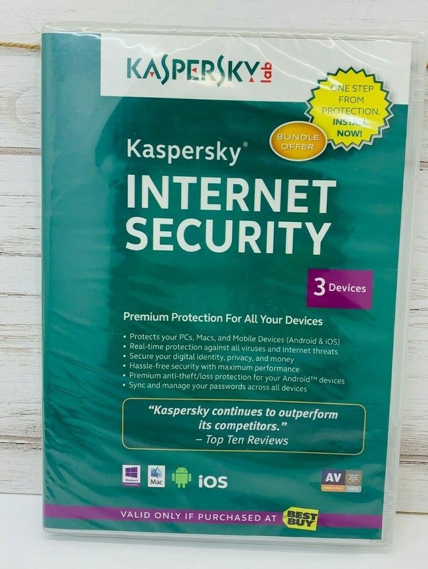 Kaspersky Internet Security 2013 (Retail) (3) - for Windows, Mac...