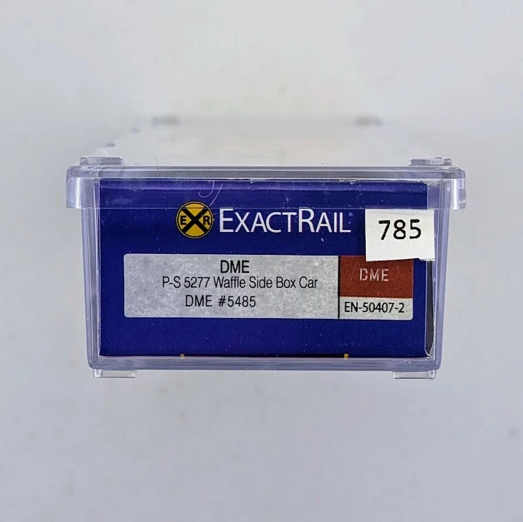 ExactRail EN-50407-2 N Scale P-S 5277 Waffle Side Box Car - DME #5485 - Image 2 of 2