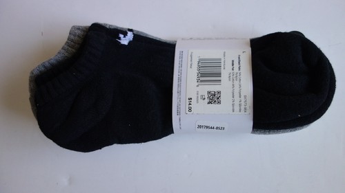 Women's Under Armour 6-Pack Essential Lightweight No Show Socks Size 6-10 BLK$22 - Picture 20 of 22