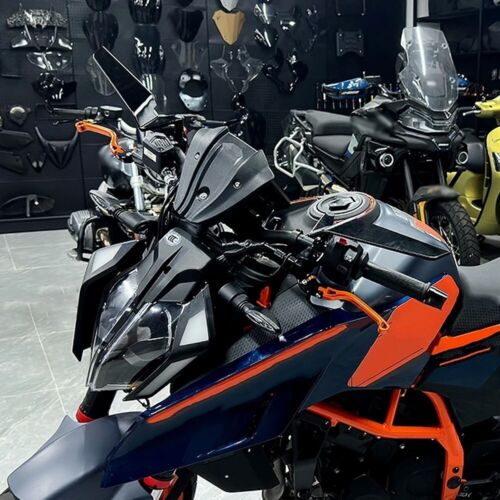 For 390 Duke 2024 Accessories Adjustable Brake Clutch Levers Hand Control Orange - Picture 4 of 11