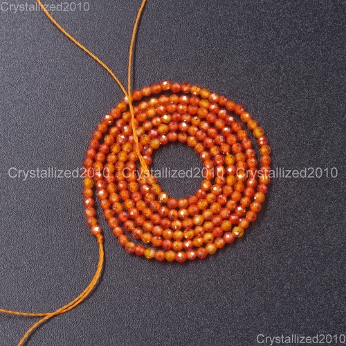 Grade AAA Brilliant Cut Shining Natural Gemstone 2mm 3mm 4mm Faceted Round Beads - Picture 63 of 77