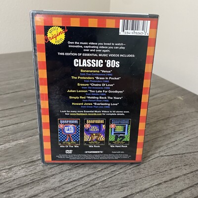 Essential Music Videos - Classic 80s (DVD, 2004) for sale online