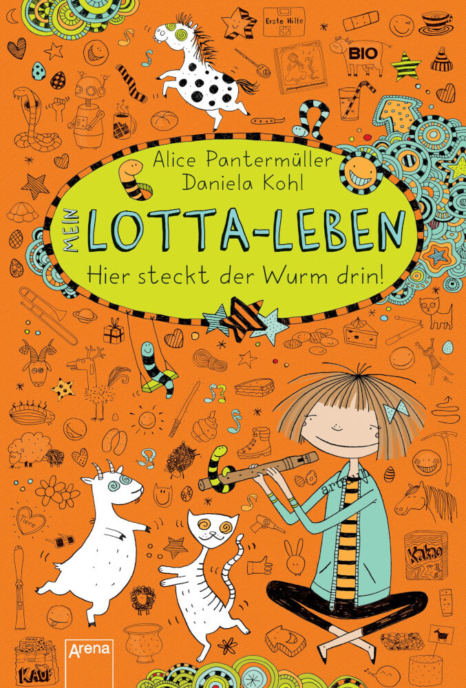 Thumbnail - Arena - Mein Lotta-leben Band 3: Hier Steckt Der Wurm Drin Lesebuch,