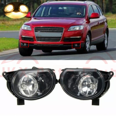 For Audi Q7 2006 2007 2008 2009 q 2Pcs Front Bumper Driving Lamps Fog Lights