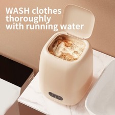Mini Washing Machine Portable 9L Capacity Small Washer for Camping Dorm Travel.