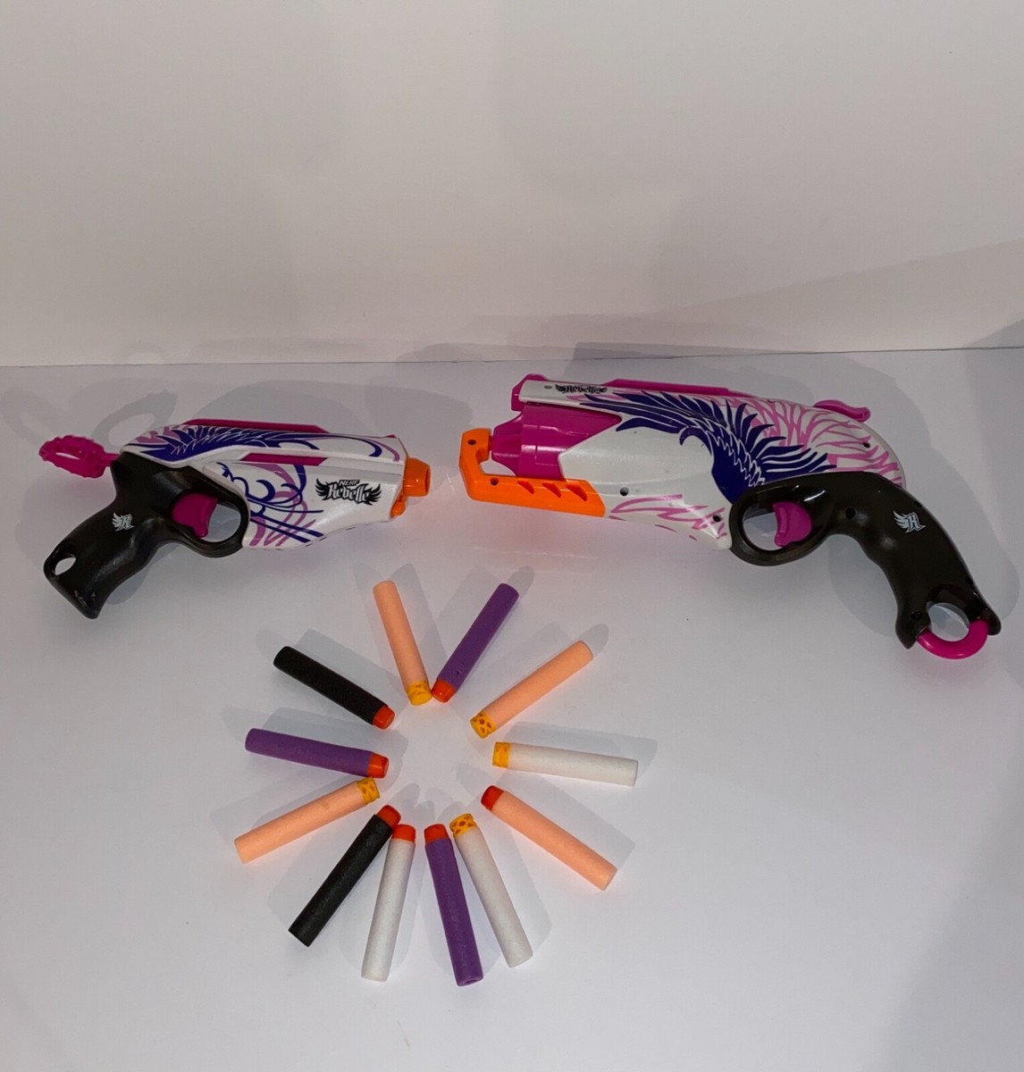 NERF レベル　スウィートリベンジ Amazon.com: Nerf Rebelle Sweet Revenge Dart Kit : Toys & Games