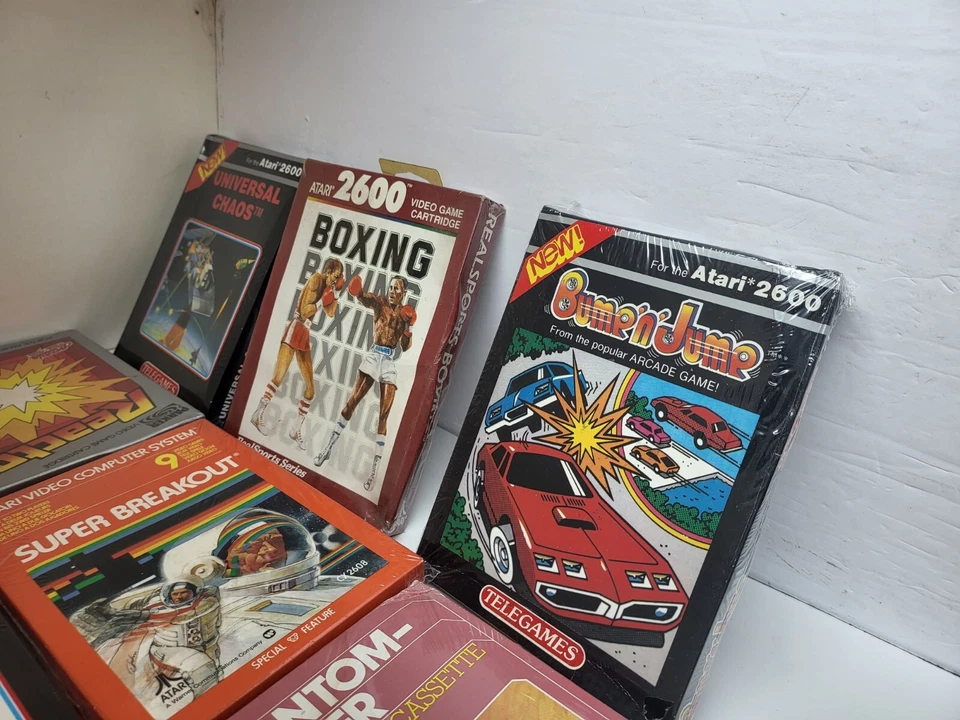 12 LOT NEW PAL GAMES FOR ATARI 7800 + 2600 + PLUS RETRON 77 BUMP N JUMP - Image 2 of 4