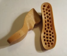 Famolare Size 6 Replacement Heels Wavy Sole SEE ALL PHOTOS