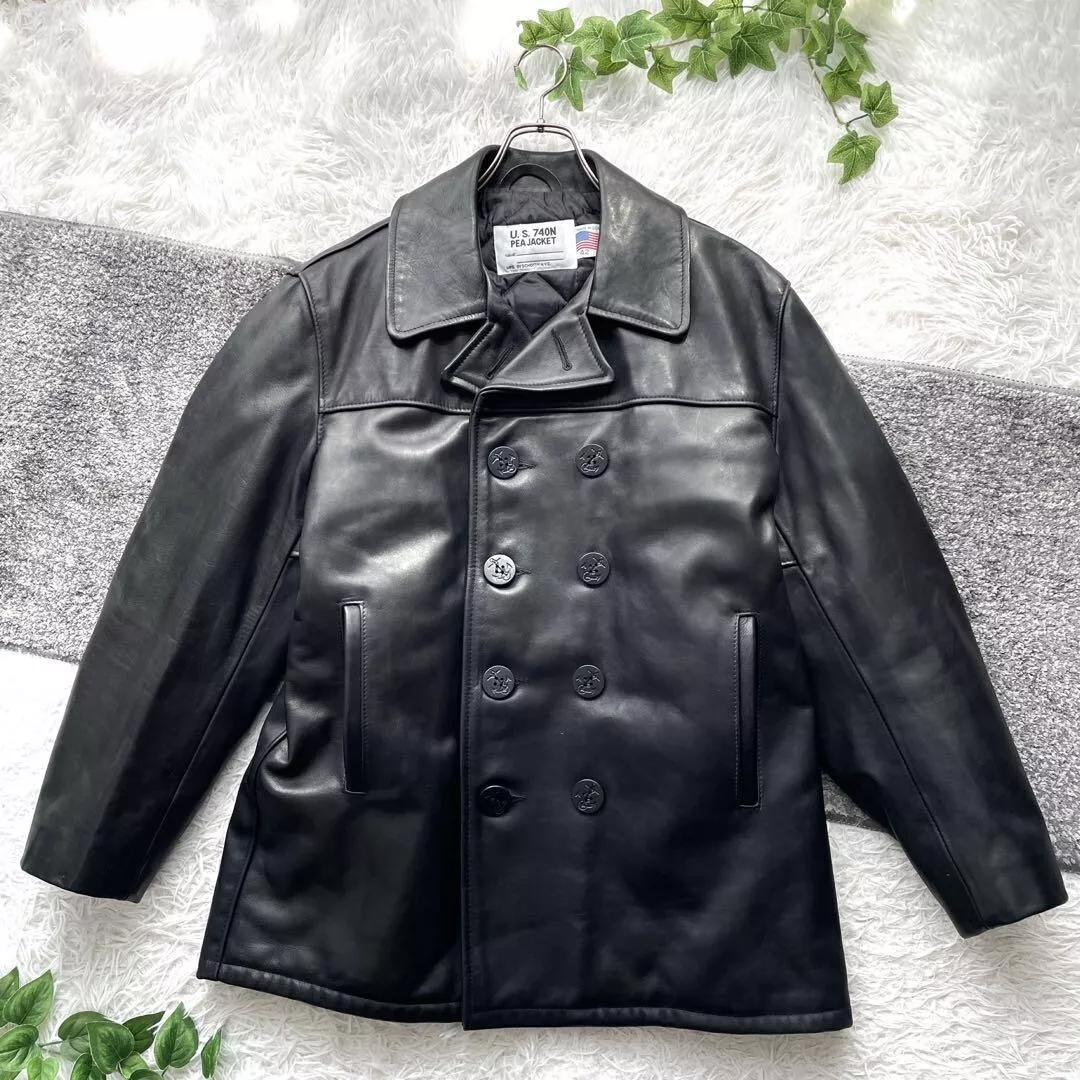 Cuir Schott x Supreme Collaboration P coupe 140 noir taille : 42 fabriqué aux États Unis