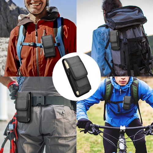 Waterproof Oxford Cloth Cell Phone Pouch Buckle Wallet Card Holder Case Cover - Picture 19 of 30