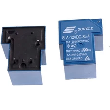 SLA-12VDC-SL-A Songle Relay 12VDC 30A 250VAC 30VDC 4 Pin 12V DC 12 Volt V