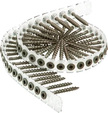 08D175W Duraspin #8 X 1-3/4-Inch, Decking and Dock Collated Screw, 1,000 Ct.