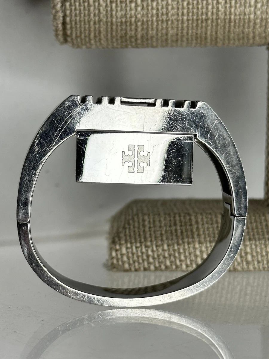 Tory burch for top fitbit metal hinged bracelet