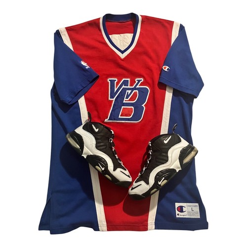 Washington Bullets Team issued Champion Warm up 1995 On Court Webber Vintage