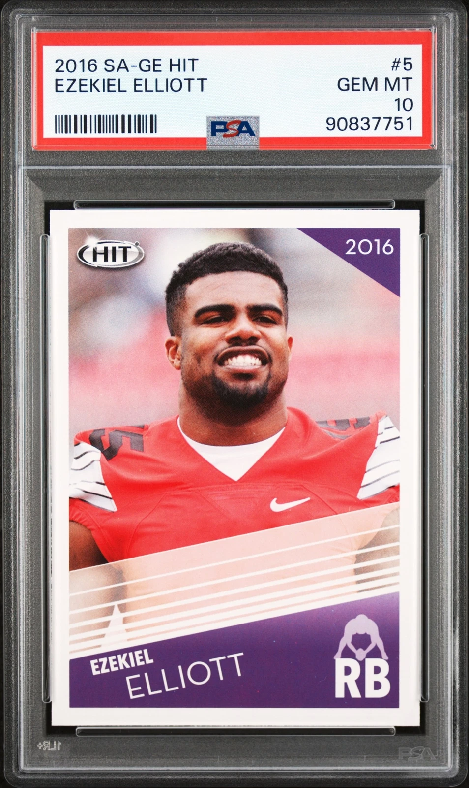 Ezekiel Elliott SA-GE Hit #5 Base