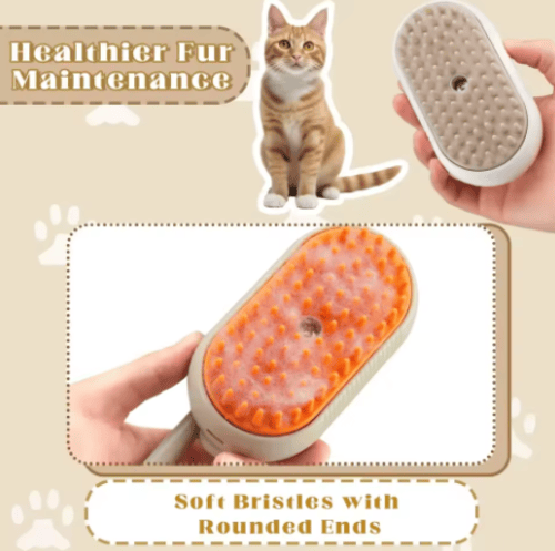 Dog & Cat Steam Brush Electric Spray Pet Massage Comb Puppy Hair Removal