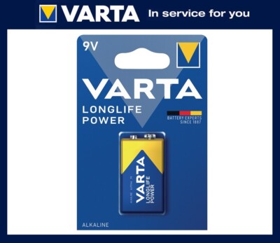 VARTA Batterie Longlife Power 9 V 6LP3146-E Block 580 mAh 6LP3146 4922 1 Stück