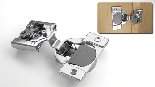 Berta 50-Pack, 1/2 inch Overlay Soft Closing Face Frame Cabinet Hinges, 105 D... - Picture 2 of 9