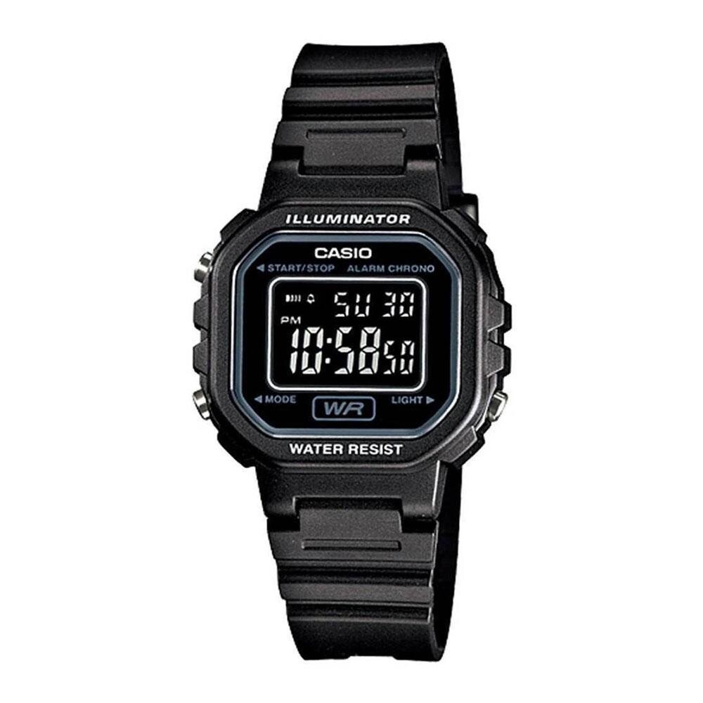 Casio Unisex Digital Quartz Black Resin Watch LA-20WH-1BDF