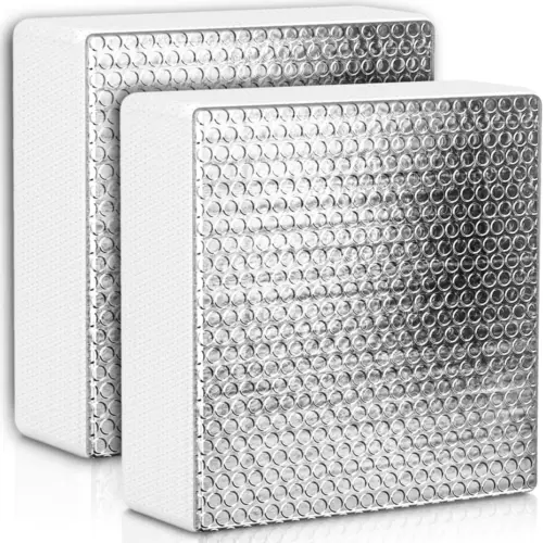 SIKADEER RV Vent Insulator 14″X14″X3″, 2 Piece Universal RV Skylight Cover with 