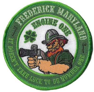Fredrick.  MD Engine 1  - It Doesn't Take Luck to Be Number One  NEW Fire Patch