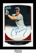 1-2013 BOWMAN CHROME DRAFT AUTO CLINT FRAZIER CUBS CARD#BCA-CF