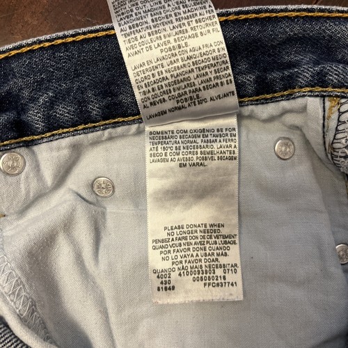 Levis 505 Regular Straight Leg Men's Denim Jeans Size 42 x 32 Blue 005054891 - Picture 5 of 10
