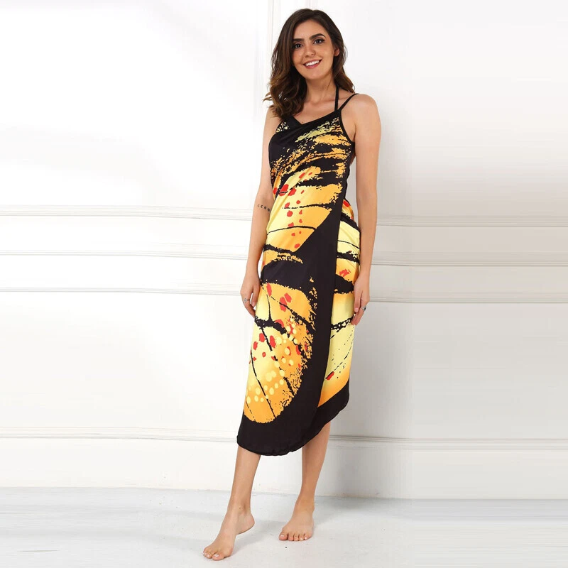 Женщин купальный костюм бикини купальный костюм прикрыть пляж платье саронг надежном новый - Изображение 4 из 4