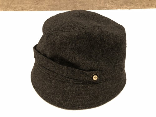 J.Crew Bucket Hat 100% Wool Dark Gray 