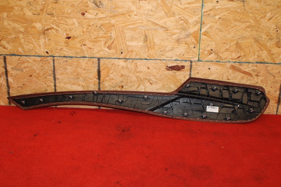 Cubierta de moldura del panel izquierdo de la consola central Z Braun OEM BMW F06 650i 640i Gran Coupé Foto 4 de 4