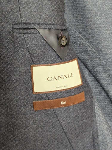 CANALI Kei 100% Wolle Sport Jacke Mantel, Light Navy, Größe 42 S passt 40 (52 EU) - Bild 6 von 8
