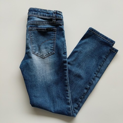 Joe's Jeans Slim Fit Girls Size 10 Medium Wash Stretch Adjustable Waist Blue EUC - Picture 5 of 14