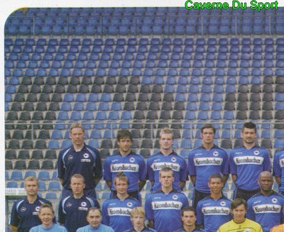 062 TEAM 1/4 GERMANY DSC ARMINIA BIELEFELD STICKER FUSSBALL 2007 PANINI