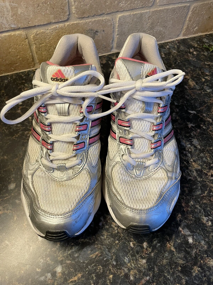 Adidas falcon white grey hotsell pink