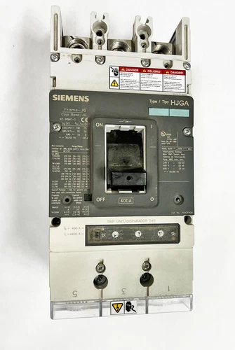 SIEMENS 400A 600v HJGA CIRCUIT BREAKER HJX3P400 400AMP 3VL4140-2GE30-0AA0